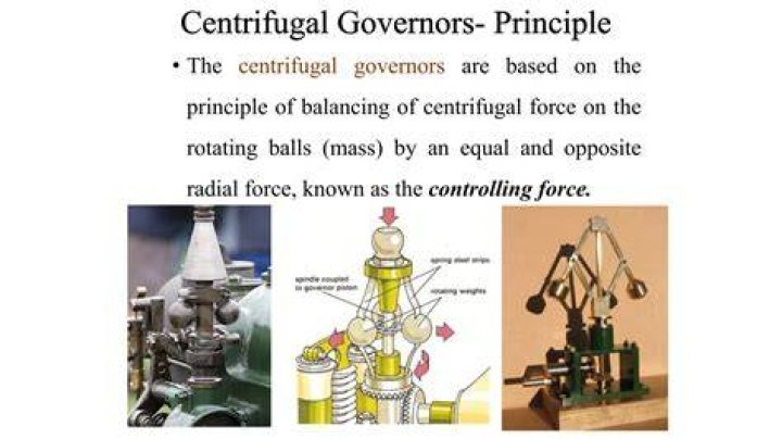 What are the characteristics of centrifugal governors?
