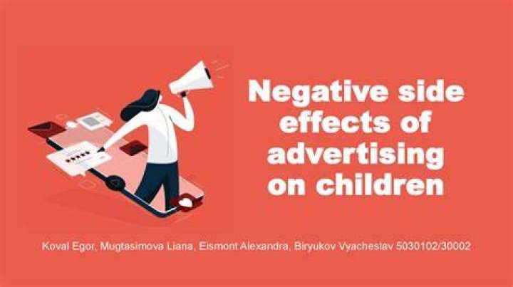 What are the negative effects of advertising class 7?