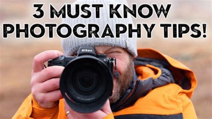 What are the tips of photography?