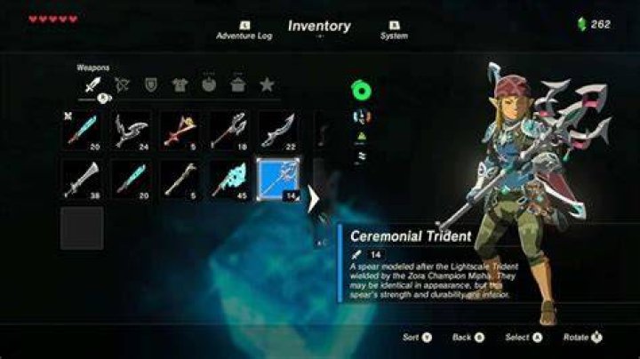 What do I do with the ceremonial Trident?