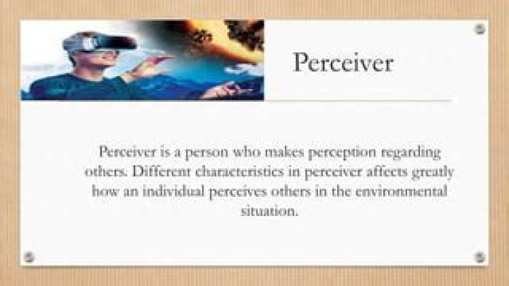 What does perceiver mean?