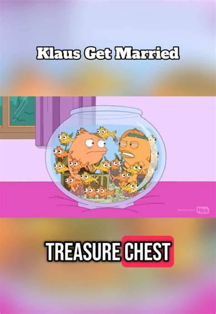 What episode of American Dad does Klaus get married?