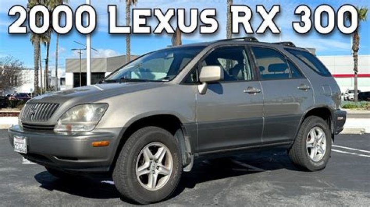 What is 2000 Lexus RX300 worth?
