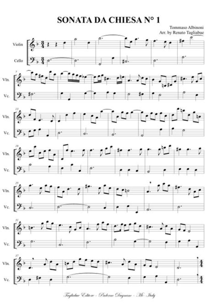 What is sonata da chiesa in music?