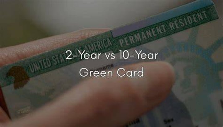 What is the difference between 2 years and 10 years green card?