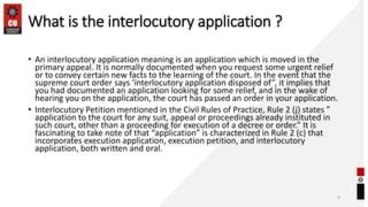 What is the purpose of interlocutory appeal?