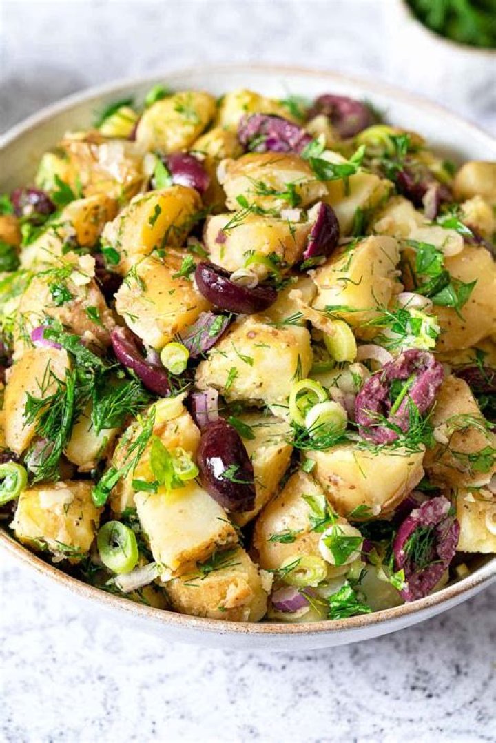 What main dish goes well with potato salad?