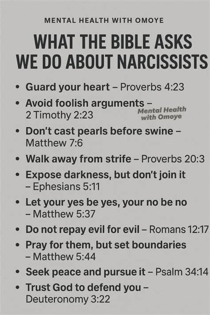What the Bible says about narcissism? ·