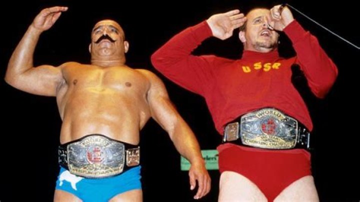 What was the name of The Iron Sheik and Nikolai Volkoff tag team?