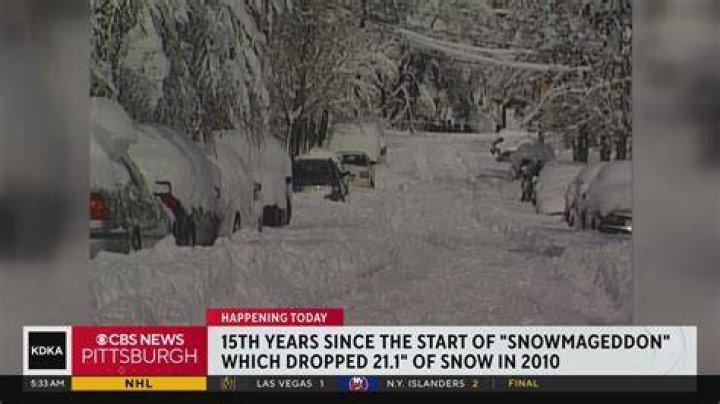 What year was Snowmageddon in DC?