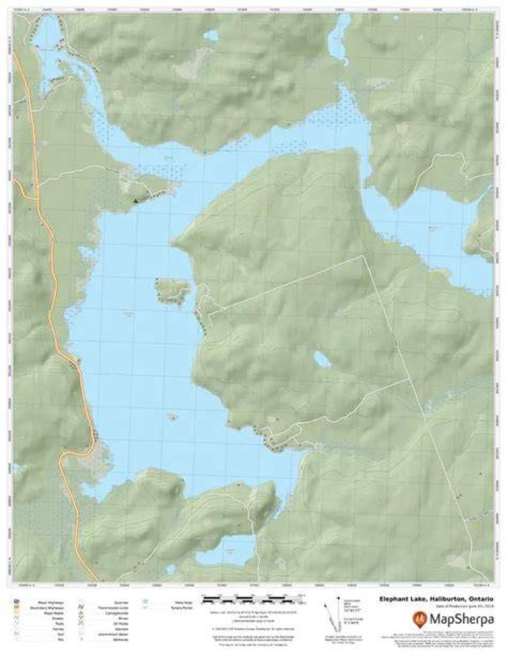 Where is Elephant Lake Ontario?