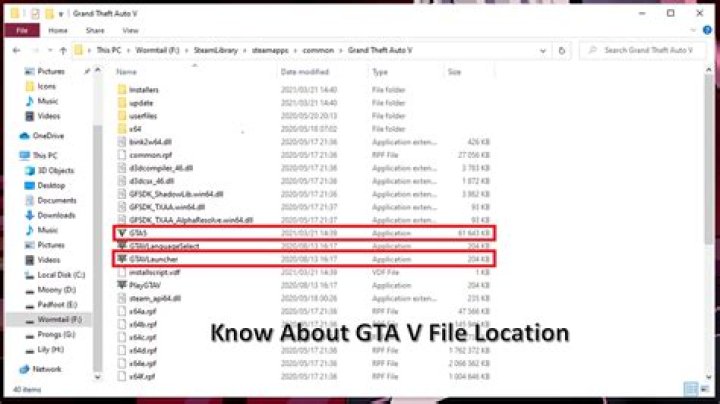 Where is the GTA V save file located?