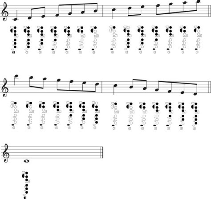 Which scale is best in flute?