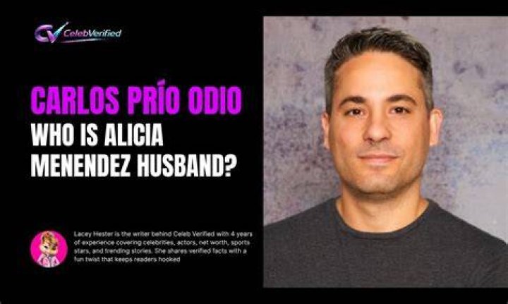 Who Is Carlos Pr&iacute;o Odio, Alicia Menendez Husband? Wikipedia And Age
