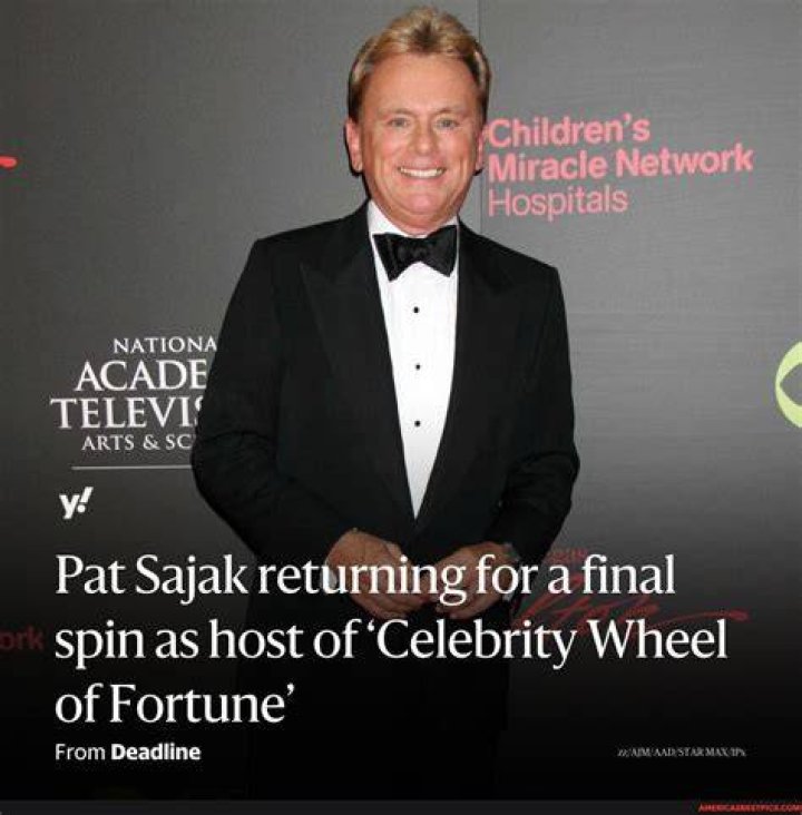 Who is Pat Sajak? Bio Net Worth, Wife Lesly Brown, Wheel of Fortune