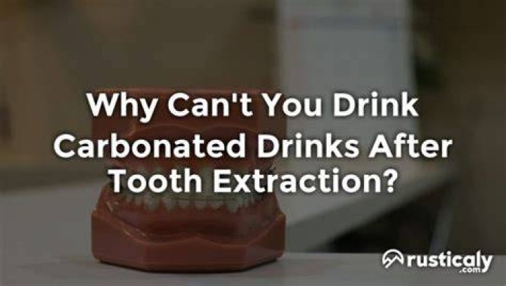 Why can't you have hot drinks after tooth extraction?
