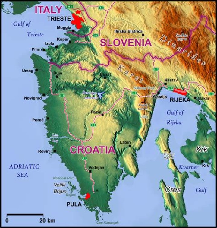 Why is Istria not in Italy?