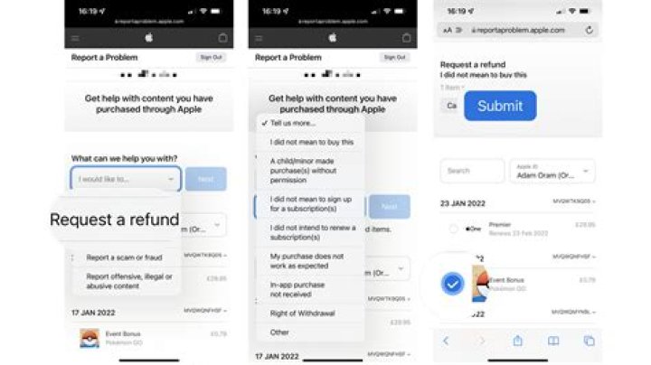 Will iTunes refund in-app purchases?