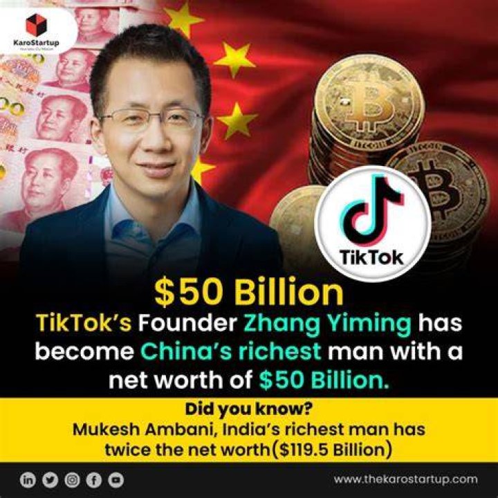 Zhang Yiming's Net Worth Decoded